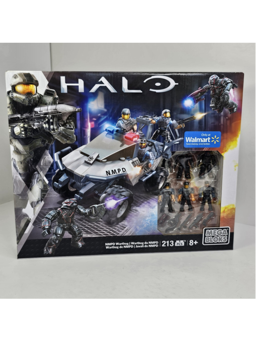 SEALED Mega Bloks CNH06 Halo NMPD Warthog Set. Walmart Exclusive CNH06 **GRAIL**